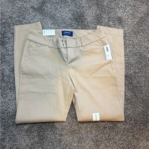 Old Navy Women's Beige Mid Rise Ankle length pants